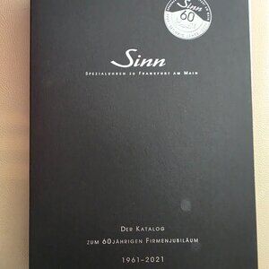 Brand new catalogue celebrating the 60th anniversary of German Sinn watch maker